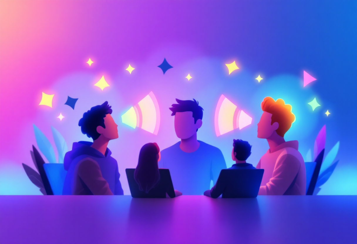 بازیکنان Valorant در حال گفتوگوی تیمی از طریق چت صوتی پایدار با استفاده از اتصال V2Ray رداَپ.